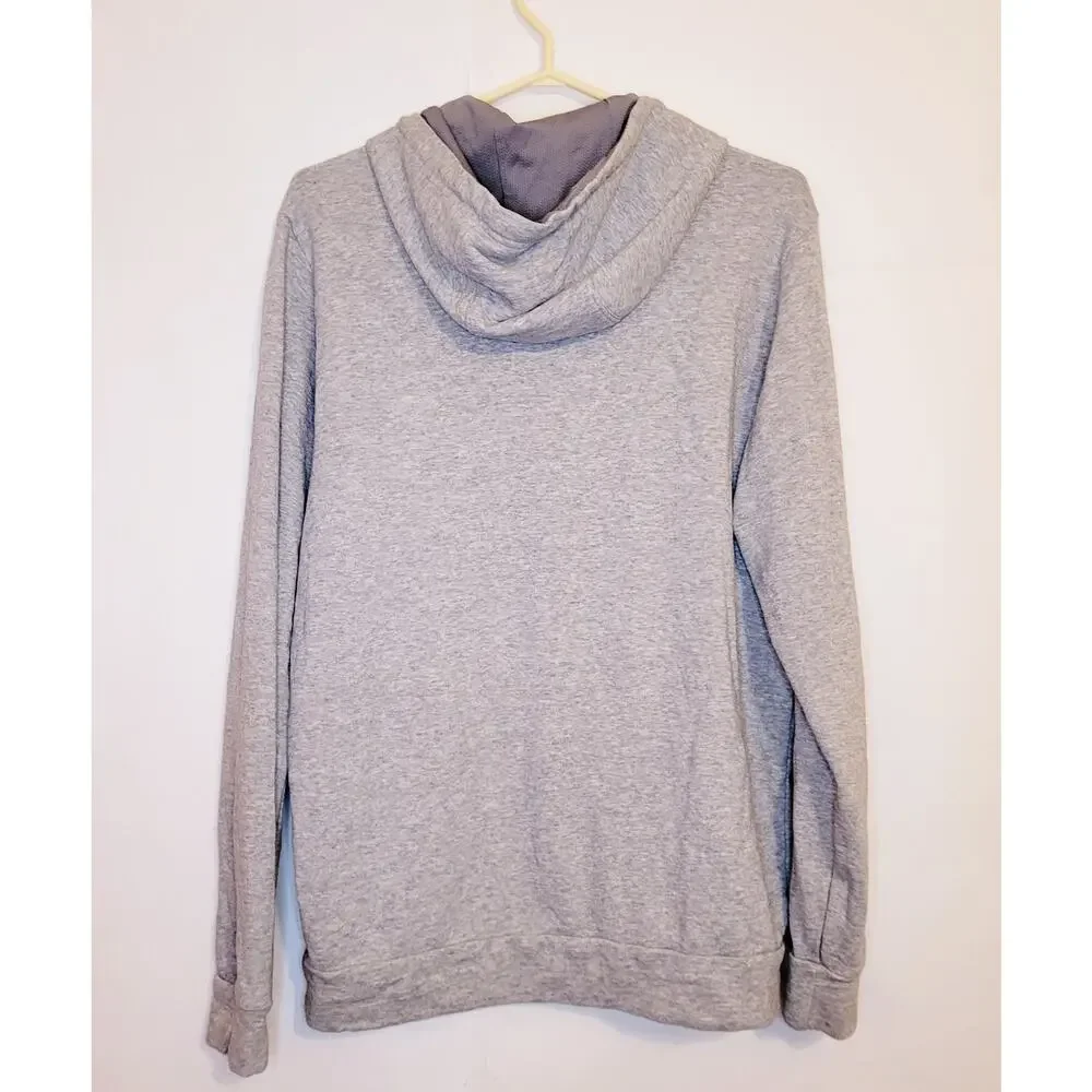 Adidas grey Post Game LTE long sleeved pull over hoodie size small
